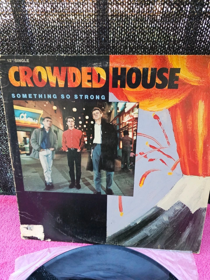 Crowded House Something So Strong Capitol Records V-15292 Vinyl LP Foto 3 de 4