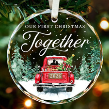 First Christmas Together Ornament 2026,Our Christmas Ornaments 2026 Gifts Our