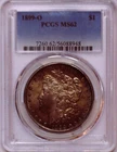 1899-O Morgan Silver Dollar MS62 PCGS Beautifully Toned