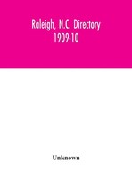 Unknown | Raleigh, N.C. Directory 1909-10 | Buch | Englisch (2020) | Gebunden