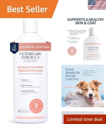 Moisturizing Oatmeal Conditioner for Dogs & Cats - Itch Relief Formula 16 oz