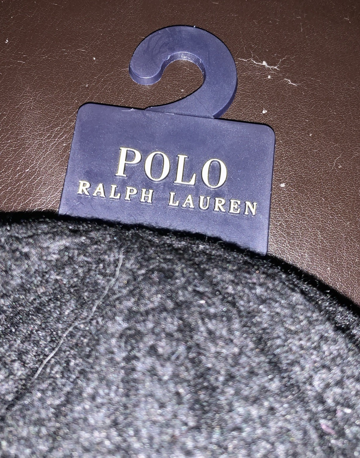 NWT Polo Ralph Lauren Beanie Wool Blend Ribbed Cuff Knit Black Multi Logo GB2 thumbnail 6