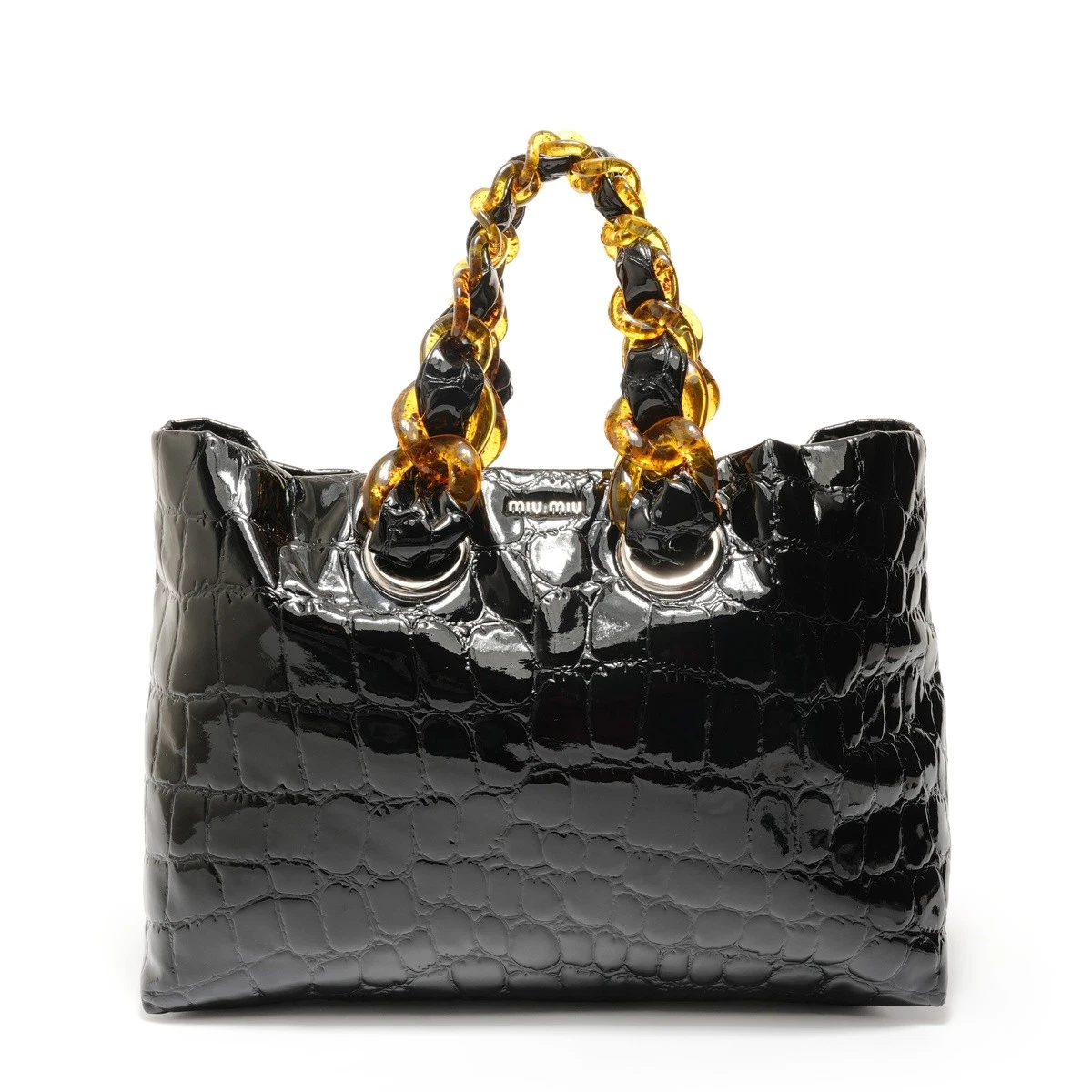 Miu Miu Black Patent Bags & Handbags for Women for sale | eBay