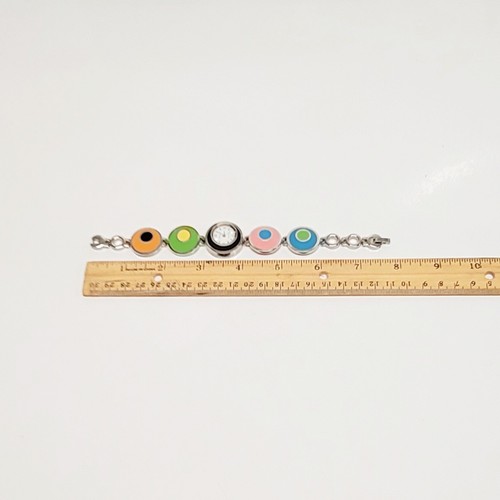 Persona Analog Quartz Wristwatch - Colorful Retro Mod Design- Works Great - CUTE - Picture 8 of 8