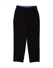 IZOD Womens High Waist Straight Chino Trousers US 20 3XL W30 L29 Black CM27