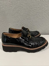 Sofft Prewitt Black Loafer Mules Size 8 Leather Upper lining