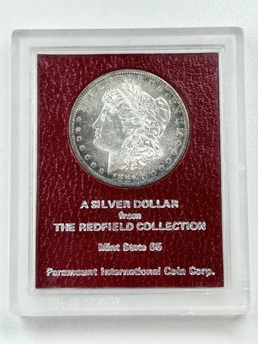 1881-S $1 Morgan Dollar Redfield Collection MS 90% Silver San Francisco US Coin