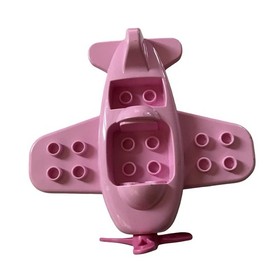LEGO Duplo Minnie Mouse Pink Airplane W/Propeller & Present/Gift Bricks Set of 4