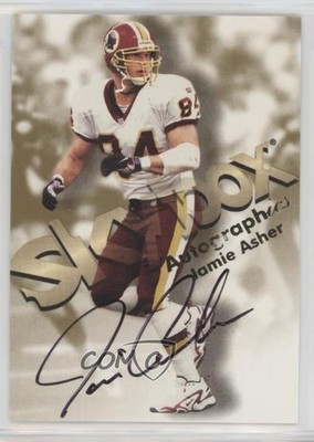1998 Skybox Premium Autographics Black Jamie Asher Auto 0a2