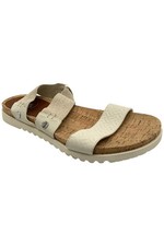 Yellow Box Women's Meera Flat Sandal White