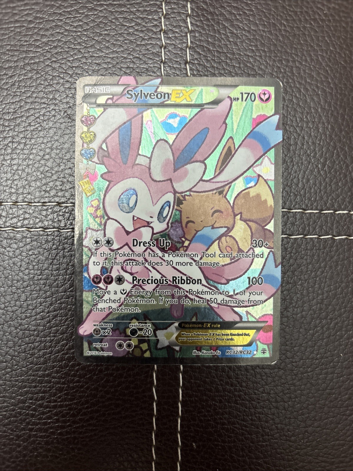 Pokemon TCG - Sylveon EX - RC32/RC32 - Generations - HP Ultra Rare (2016)