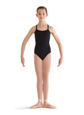 Bloch Dance Girls Pranay Adjustable Strap Camisole Leotard, Black, Size 12