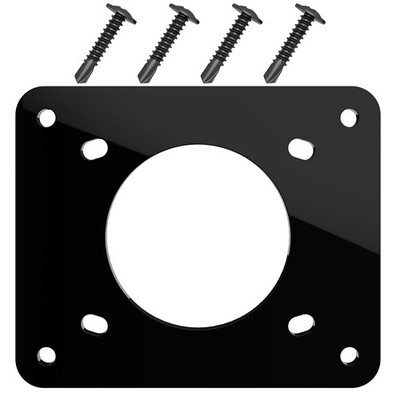 EZGO TXT 36v golf cart Noco GCP1 110v AC Charging Port Adapter Plate - Acrylic