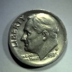 1985 D Roosevelt Dime Circulated — photo 1