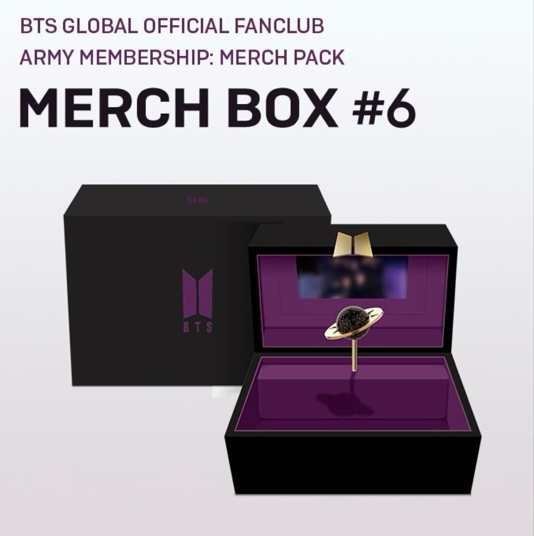 Bts army membership pack merch box #6 official md music box k-pop used