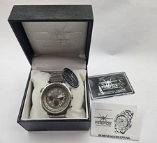 Firefox Edelstahl Uhr mit Chronographen