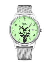 PIERRE RICAUD Men Quartz Casual Watch Classic Dress Waterproof 40mm