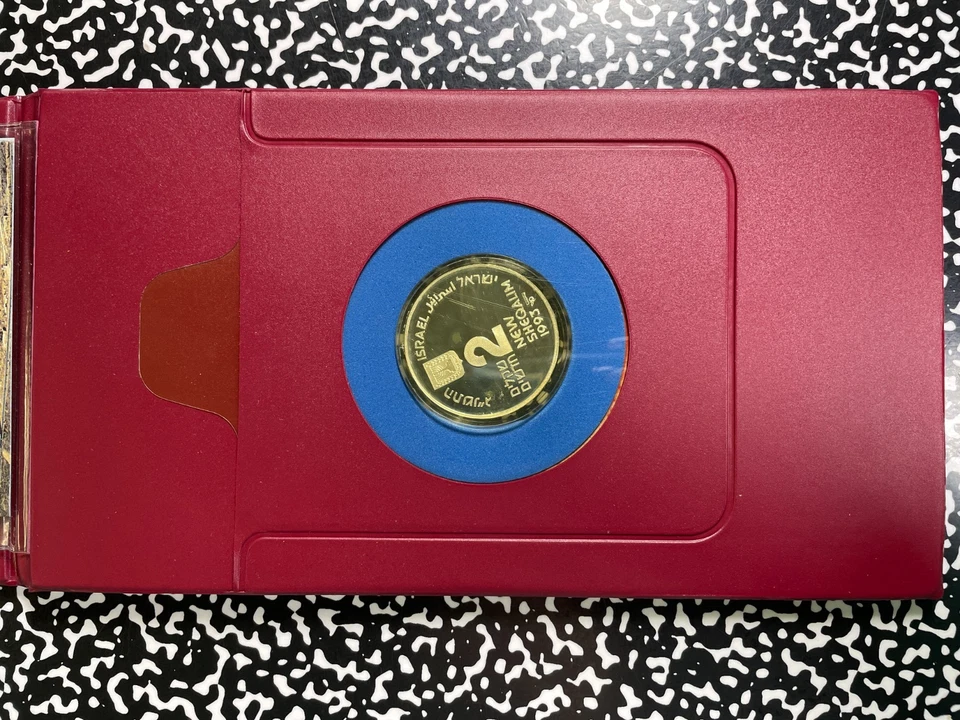 1993 Israel 2 Sheqalim FDC Set Lot#B2883 Silver! Proof! With Case - Image 2 of 4