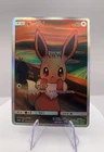 Eevee 287/SM-P Munch The SCREAM Promo 2018 Pokemon Cards CUSTOM Holographic!