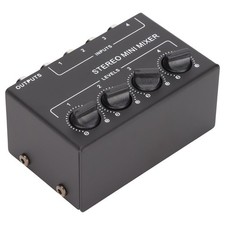 ⁺CX400 4 Channel Passive Mixer Professioinal Stereo 4 Channel Mixer For Mixing