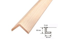 2.4m Pine Wood Corner Angle Trim 90° Internal External Edge Moulding