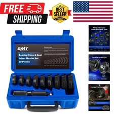 Bearing Press Kit, 10pc Bearing Race and Seal Driver Set with Seal Driver and...