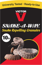 VP364B-10 Snake-A-Way Outdoor Snake Repellent for Yard Powerful, Granules 10LB -