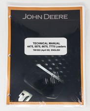 John Deere 4475 5575 6675 7775 Skid Steer Technical Service Manual - TM1553