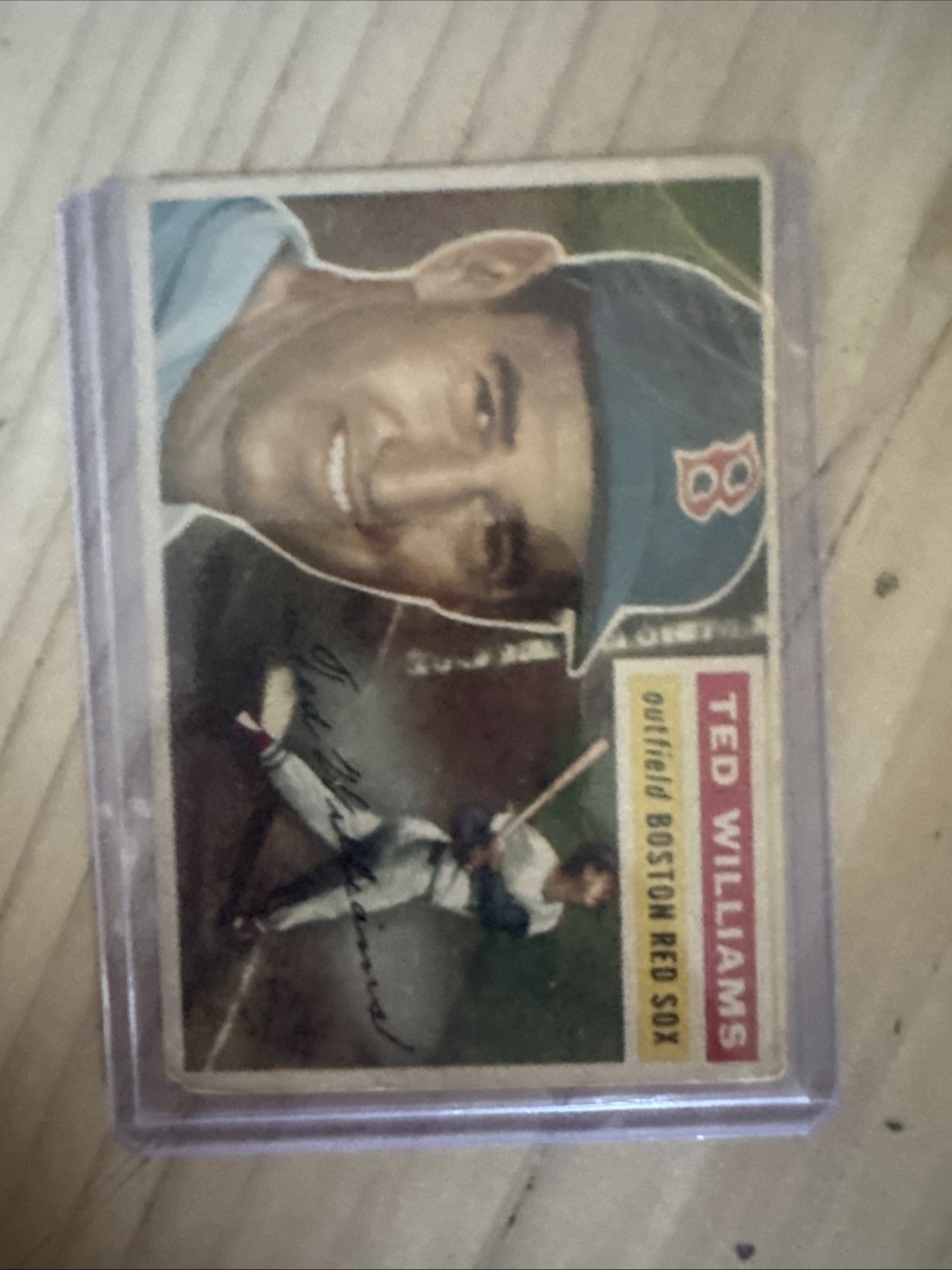 1956 Topps - Ted Williams #5 White Back
