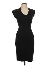 Halston Heritage Women Black Cocktail Dress 6