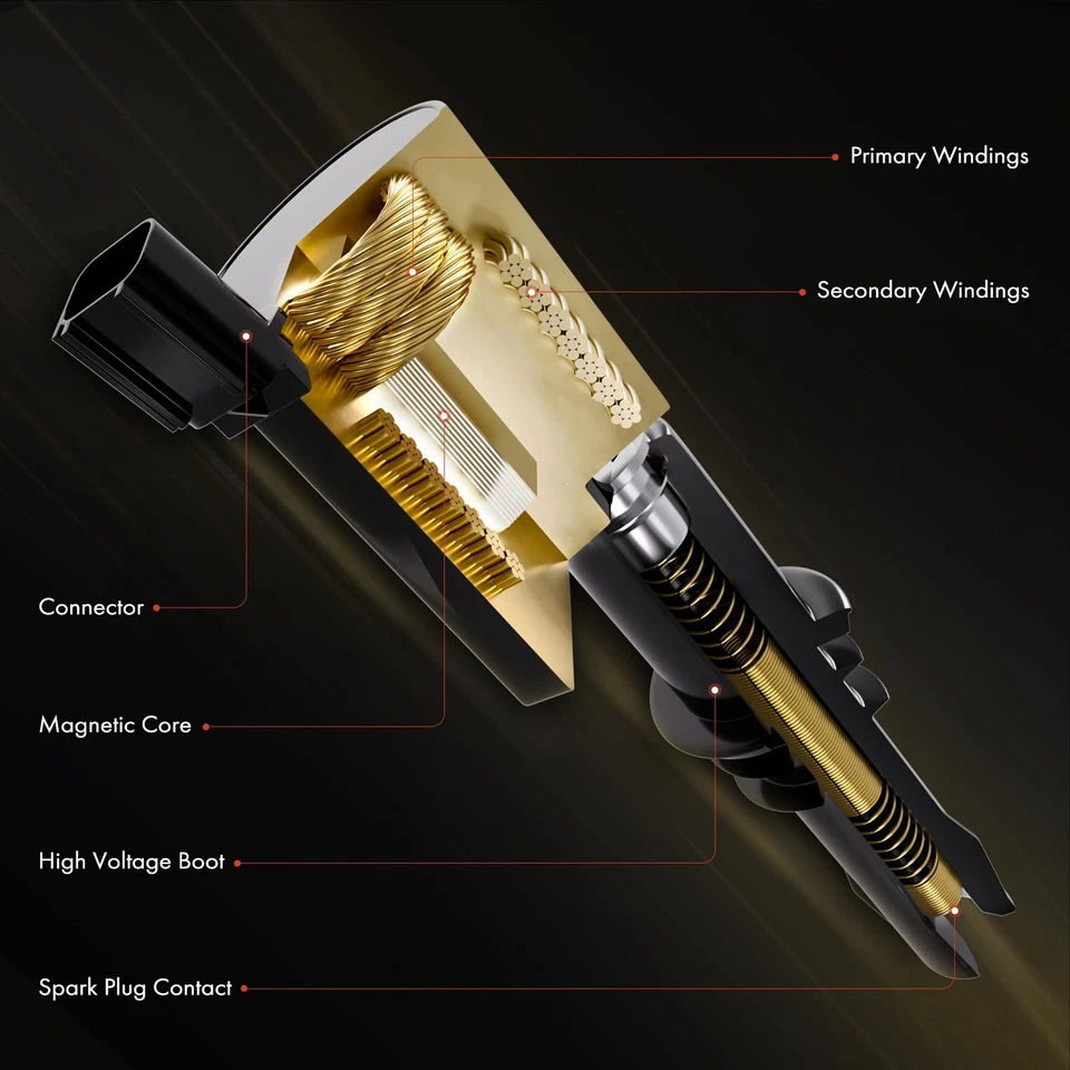 8x Bobina de encendido para Volkswagen Passat 2002-2004 4,0 L Bentley Continental 2003 Foto 4 de 4