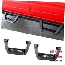 2 Pcs Side Steps Compatible with Ford Bronco 2/4 Door with Rock Rail Style B