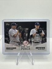 2023 Topps Series 1 One-Two Punch Black /299 Andy Pettitte Roger Clemens d4y