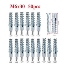 Serrated Steel Self Tapping Screws Metal Expansion Tube and Pipe Fastener Kit