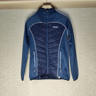 Ladies lightweight Regatta hooded puffer jacket in Blue.SIZE M