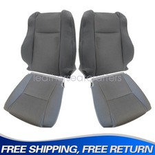 For 2009-2015 Toyota Tacoma Driver Passenger Bottom Top Cloth Seat Cover