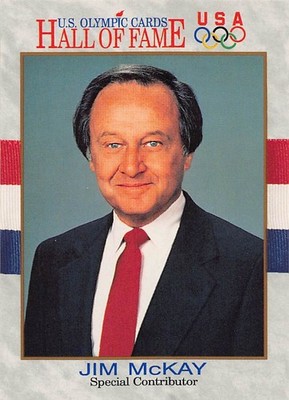 1991 Impel U.S. Olympic Hall of Fame Jim McKay Special Contributor #77 (NM)