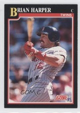 1991 Score Brian Harper #312 6j2