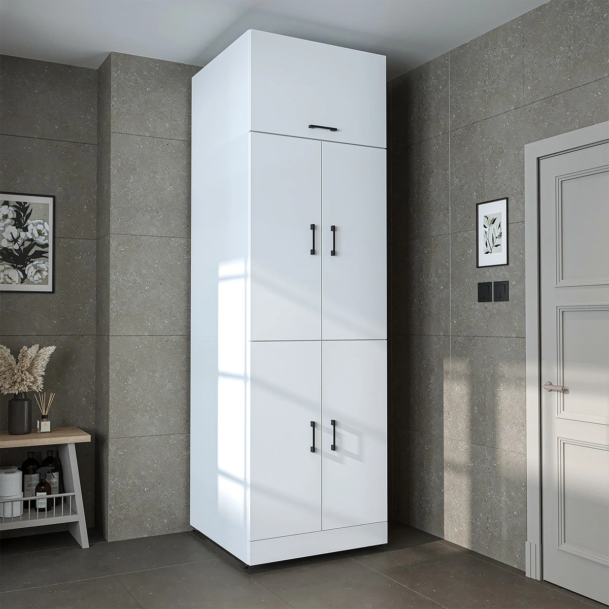 Roomart Armario Lavadora SERIE DORA-II, 70 cm Ancho