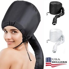 Professional Soft Bonnet Hood Hair Blow Dryer Drying Cap Hat for Home or Travel
