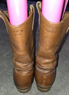Vtg Red Wing 2214 Pecos Brown Leather Boots Steel Toe Made In USA Sz 12 E3 EUC — photo 4