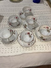 Vintage Royal Rose By Fine China Of Japan China Tea Set Tea Cups  Saucers