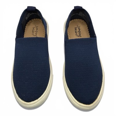 Jumping Beans Kids Slip On Sneakers Navy Blue Size 10 Pre-Owned Comfort Casual
