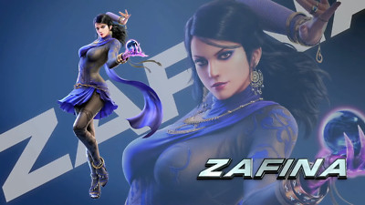 Anime zafina tekken video game characters brunette Custom Gaming Mat Desk