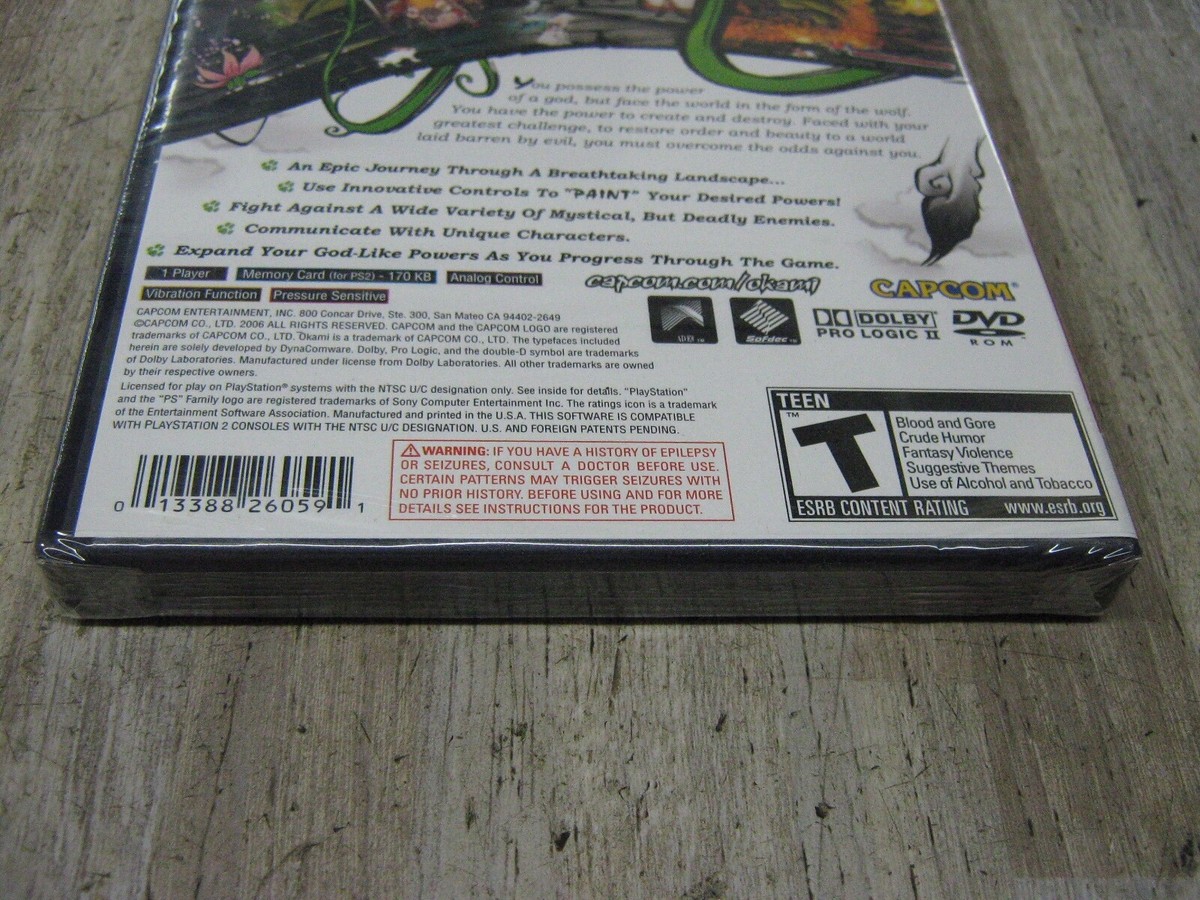 Okami - Sony PlayStation 2 (2006) (SLUS-21115) for sale online | eBay