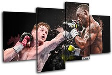 Saul Canelo Alvarez Boxing Sports MULTI CANVAS WALL ART Picture Print VA
