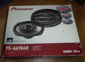 pioneer tsa6984r 6x9 4 way 550 watts ts a series car speakers ts a6984r new 884938126038 ebay