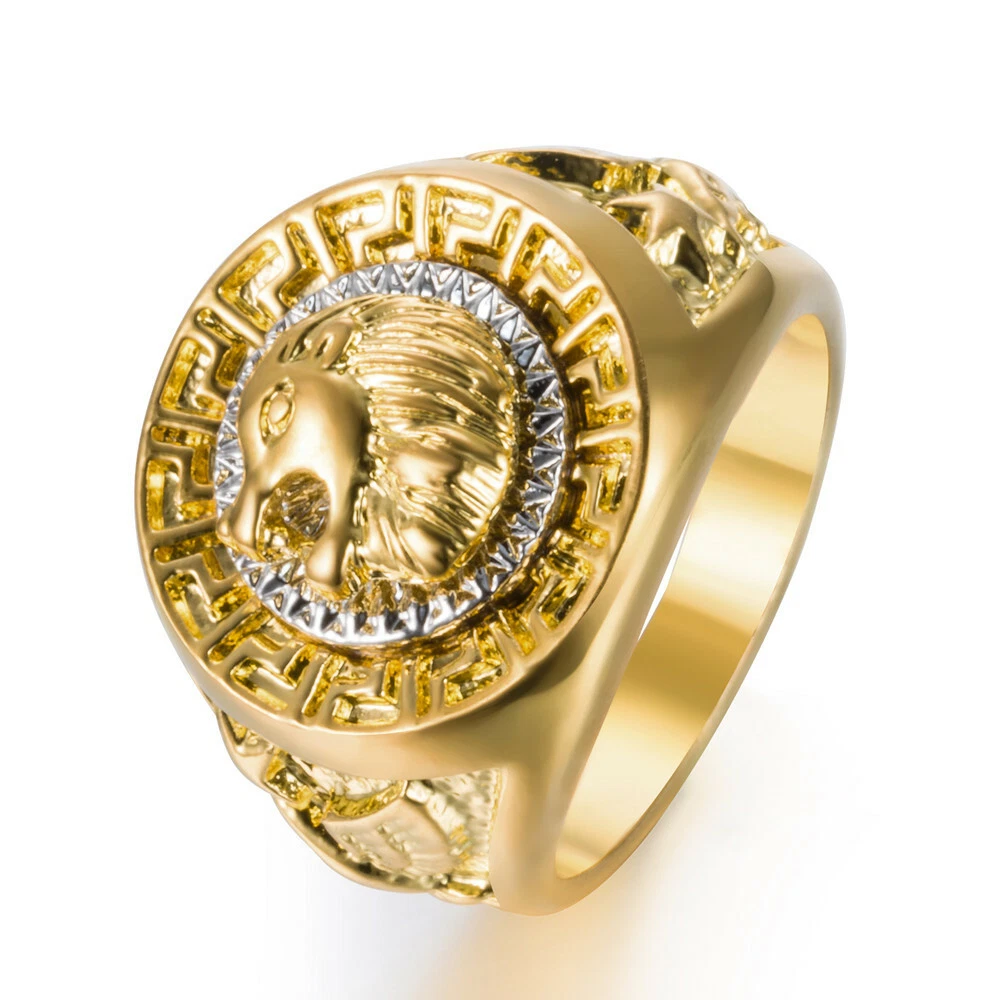 Versace sale lion ring