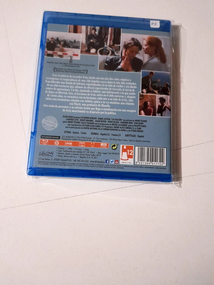 BLU-RAY ”LOS LADRONES ( LES VOLEURS )" ANDRE TECHINE CATHERINE DENEUVE DANIEL AU - Imagen 2 de 2