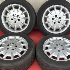 Mercedes-Benz E-Class W210 Genuine Dish Wheels Rims 16in 7.5J+41 5×112 NO TIRES
